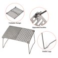thumbnail image 2 of Camping table foldable campfire grill portable titanium grill outdoor, 2 of 8