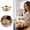 A, variant on Clearance! Zguuel Stainless Steel Noodle Pot with Lid, Korean Ramyun Cookware for Home Kitchen, Gold 16cm
