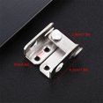 thumbnail image 4 of Guardoinrt 2pack/lot Stainless Steel Bedroom Lock Latch With Enhanced Anti-theft Performance Fixed Buckle (left), 4 of 6