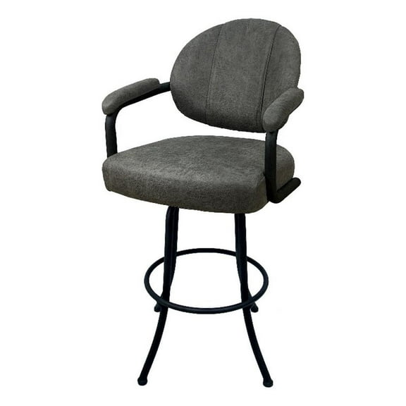 Swivel Metal Bar Stool 30" - M-70 - Northwest Elk - Black