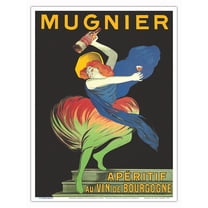 Mugnier Apéritif made with Burgundy WIne (Apéritif Au Vin De Bourgogne) - Vintage Advertising Poster by Leonetto Cappiello c.1912 - Master Art Print (Unframed) 9in x 12in