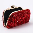 thumbnail image 2 of Pochette pour Femmes à Paillettes - Sac Bandoulière de Soirée avec Sangle à Chaîne, 2 of 6