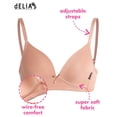 thumbnail image 2 of dELiA*s Girls' Training Bra - 3 Pack A-Cup Molded Wire-Free Microfiber Lace Bralette (32A-36A), 2 of 7