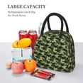 thumbnail image 5 of Pofeuu Camouflage Dinosaur Print Lunch Bag for Adult Insulated Lunch Box,Leakproof Cooler Food Lunch Containers Reusable High Capacity Lunch Tote Bags-One Size, 5 of 6