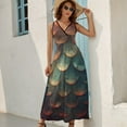 thumbnail image 2 of Mermaid Fish Scales Sleeveless Dress Female Clothing Dress Women Summer 2025 Dress, 2 of 7