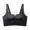 Black, variant on Push Up Bras for Women Full Coverage Bralette with 3-Grades Breast Lifter Wireless Everyday Bras with Support & Lift (Black, 40)