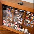 thumbnail image 4 of Estantería para aliviar el estrés, con 200 cajas de cerillas para libros en miniatura, vitrina decorativa, regalos divertidos para amantes de los libros, 4 of 4