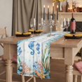 thumbnail image 2 of Table Runners 72 Inches Long Dress Scarves, Seahorse Coastal Farmhouse Kitchen/Dining Table Runner, Coffee Tablerunners, Summer Nautical Starfish Coral Grey Wooden 18x72 Inch, 2 of 9