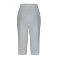 thumbnail image 7 of Karight Capri Pants for Women Drawstring High Waisted Capri Joggers Lightweight Casual Crop Wide Leg Yoga Pants with Pockets, 7 of 7
