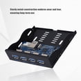 thumbnail image 3 of Panel frontal de disquete USB3.0, bahía de disquete de 3,5 pulgadas, 19 pines a 4 interfaces USB3.0 HUB, 3 of 8