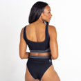 thumbnail image 2 of Dare 2B - Top de Bikini Don't Sweat It de Reciclado para Mujer (Negro, Gris Carbón), 2 of 6