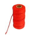 thumbnail image 2 of Cotton Cord Rope Crafts Macrame Artisan String Solid Color Cotton Yarn Rope Home Textiles 91.5m, Red, 2 of 8