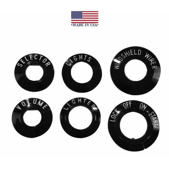 Trim Parts Dash Bezel Set 1955-1956 Chevy Bel Air 150 210 Made in the USA