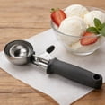 thumbnail image 3 of Stainless Steel Ice Cream Spoon Treat Serving Tool Ergonomic Grip Kitchen Spoon, 3 of 9