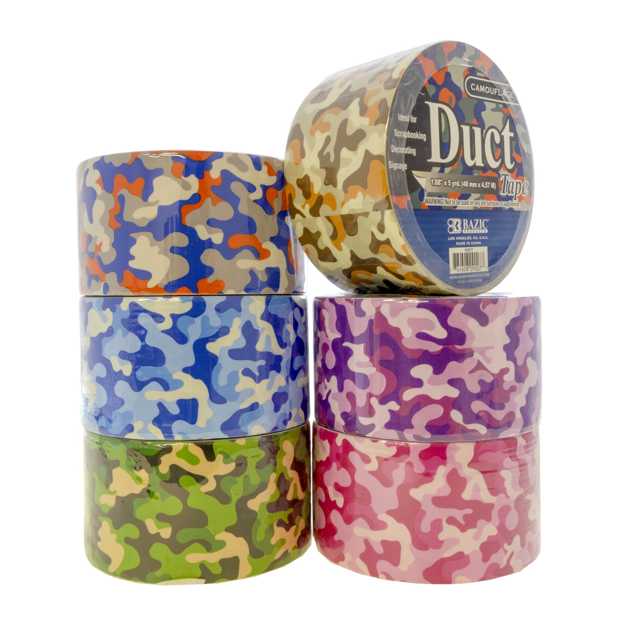 Roll of Pink and Grey Camo Duct Tape 1.89"x10 yds 2*S-15 