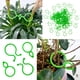 thumbnail image 4 of Clips de Soporte para Plantas Inteprter 100 Piezas Abrazadera de Plástico Verde, 4 of 6