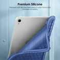 thumbnail image 5 of Fintie Silicone Case for iPad 10th Generation 10.9 Inch (2022 Model A2696 / A2757 / A2777), Marine Blue, 5 of 10