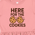 thumbnail image 4 of Inktastic Here for the Cookies Funny Food Girls Toddler Dress, 4 of 5