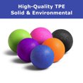 thumbnail image 3 of GOGO Massage Lacrosse Ball for Physical Therapy, Myofascial Release, Yoga Deep Tissue, Trigger Point, Muscle Soreness (Black), 3 of 7