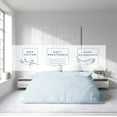 thumbnail image 2 of Kotton Culture 1Pc California King Size Duvet Cover Only 100% Egyptian Cotton Sateen 600 TC Ultra Soft Premium Durable Comforter Cover Zipper Closure & Corner Ties, Light Blue, 2 of 4