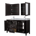 thumbnail image 3 of Daria 60'' Double Bathroom Vanity Set with Medicine Cabinet, 3 of 3