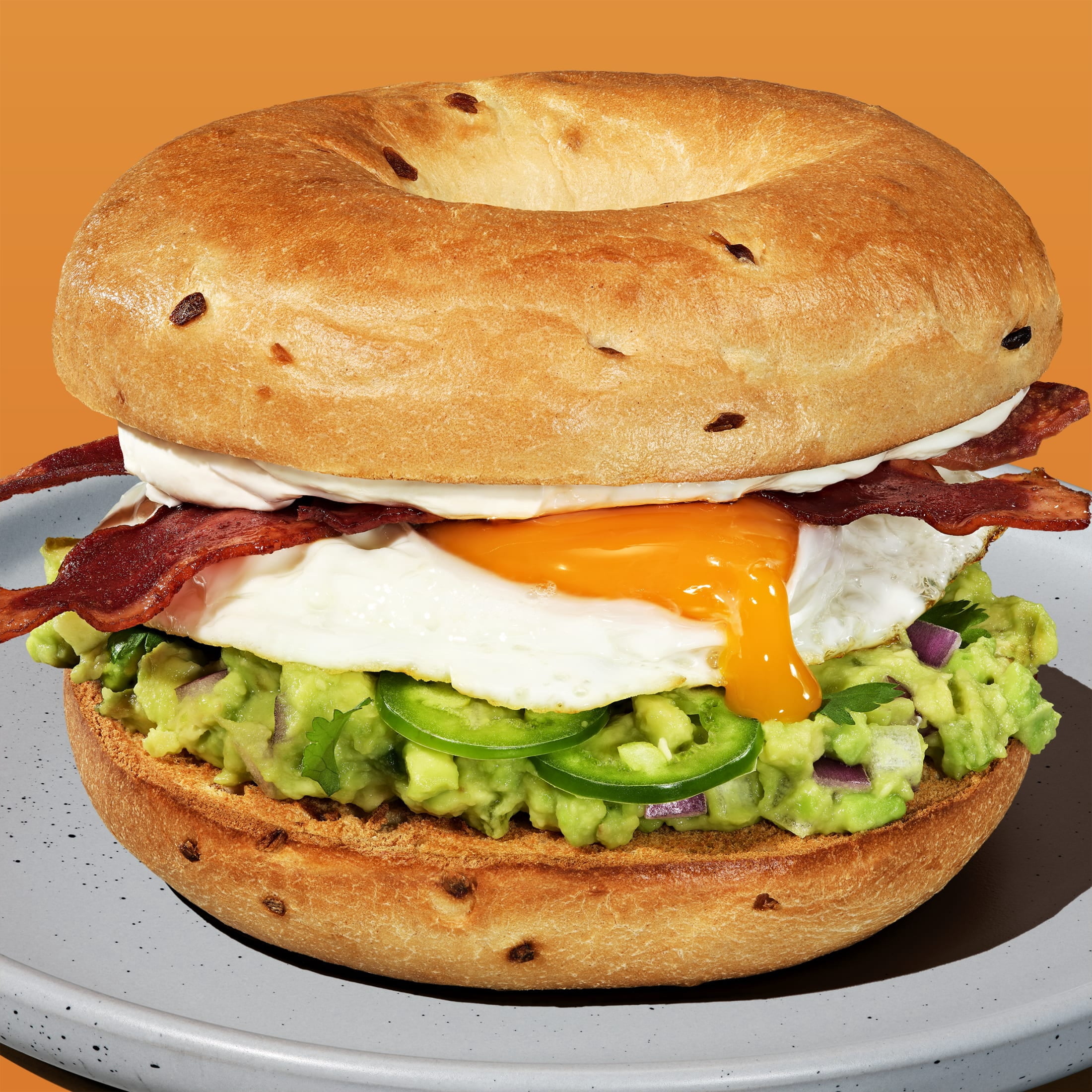 Thomas' Onion Bagels, 6 Count, 9g Protein, Kosher Bagels, 20 oz Bag