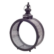 Home Decorative Lantern 17.5"H Metal, Glass