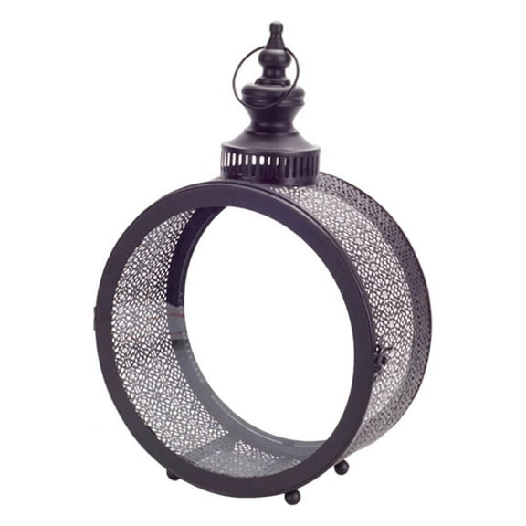 Home Decorative Lantern 17.5"H Metal, Glass