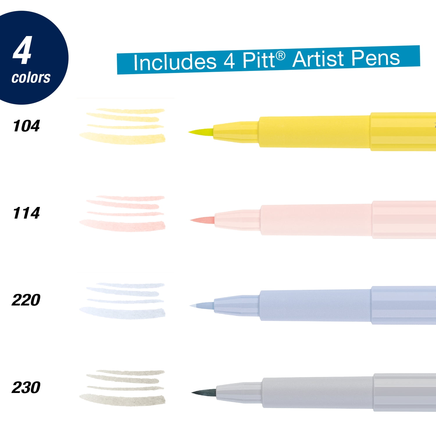 Faber-Castell Pitt Artist Pens 4-Pack Just $4 on