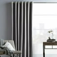 thumbnail image 4 of Bouclair Rideau Occultant en Chambray Gris Pâle 52x96 Po (132x244 cm), 4 of 10