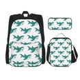 thumbnail image 1 of Balery Cartoon Shark Mochila escolar 3 en 1 para niños: mochila resistente con lonchera térmica y estuche para lápices. Mochila escolar para niños y niñas., 1 of 7