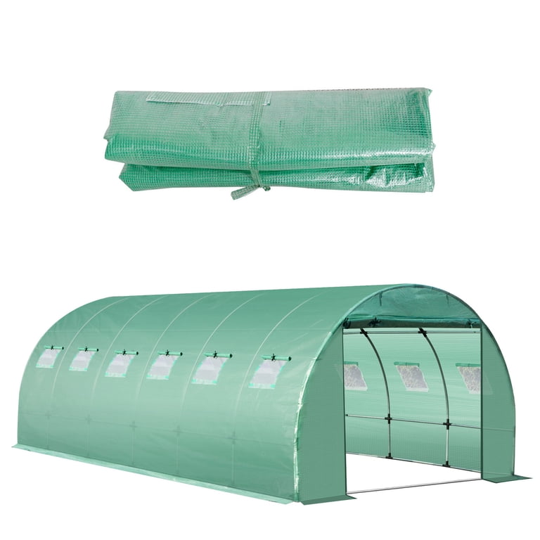 EDOEMSE Stylish Plastic Greenhouse Cover Replacement, Heavy Duty ...