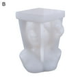 thumbnail image 1 of Candle Mold Candle Mold Girl Pattern High Temperature Resistance Silicone Handmade Craft Fondant Mold for Home, 1 of 6