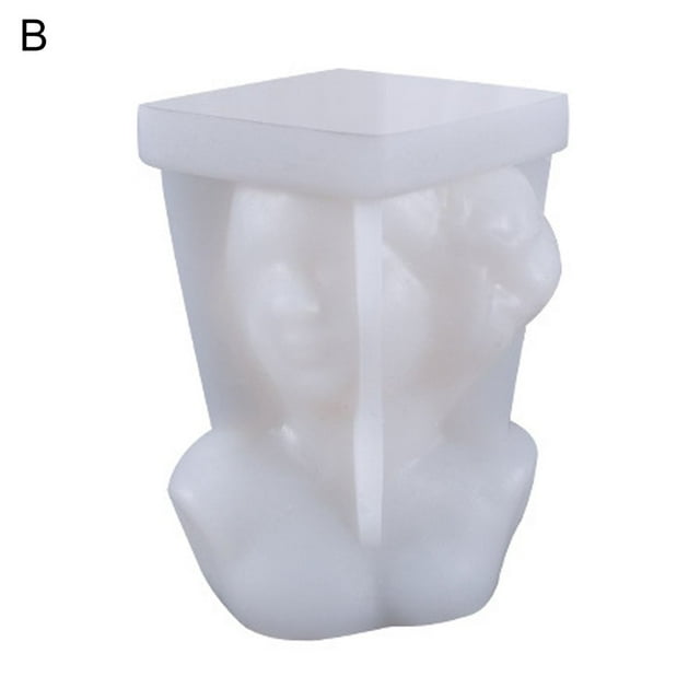 Candle Mold Candle Mold Girl Pattern High Temperature Resistance Silicone Handmade Craft Fondant Mold for Home