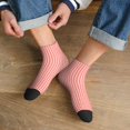 thumbnail image 3 of Naloa Houndstooth With Red And White Ankle Socks for Women Non Slip Socks No Show Socks Classic Low Cut Casual Socks Casual Socks, 3 of 7