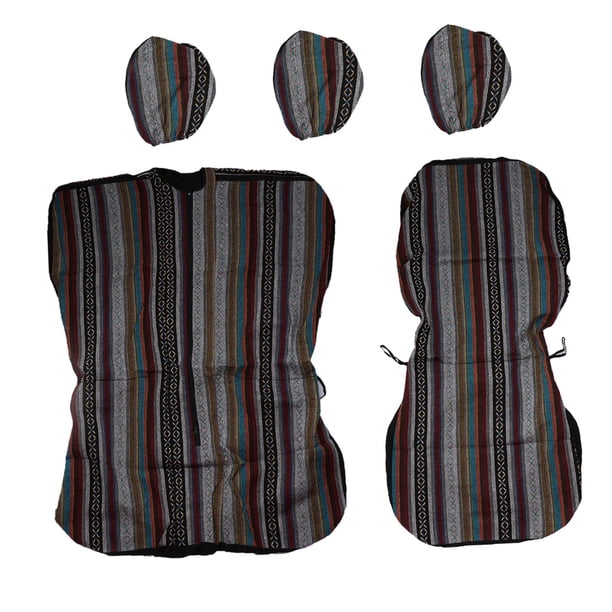 Funda de Asiento Universal Zulema Estilo Étnico Poliéster 118 cm x 56 cm