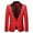 Red, variant on UVEASISHA Blazer Jackets for Men Fashion Contrast Collar Party Suit Jacket Formal Performance Stylish Tuxedo One Button Slim Fit Blazers for Host Sales Today Clearance,Red,S