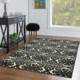 thumbnail image 5 of Linon Home Décor Elegance Area Rug Collection, Gray and Ivory, 5' x 7'3", 5 of 5