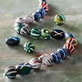 thumbnail image 2 of Bead Landing Multicolor Clay Mixed Distressed Beads - 8mm to 15mm Terra Cotta Beads with Tribal Patterns for Jewelry Making & Crafts, 12 Pack, 2 of 3