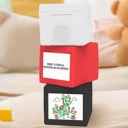 AI Sticker Box AI Voice Stickerbox Maker Thermal Label With Display Inkless Portable Sticker Maker For Home Study Diy Projects With