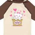 thumbnail image 4 of Inktastic Kitty Grandma Loves Me Girls Long Sleeve Baby Bodysuit, 4 of 5