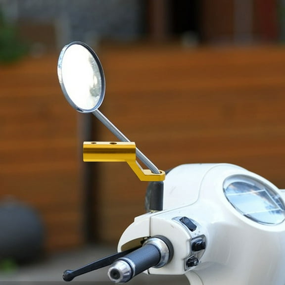 GOOHOCHY Motorcycle Rear View Mirror Extender Bracket Bike Handlebar Mirror Extension Holder Bracket For All Motorcycle Atv Rearview Mirror Extend Bracket Cell Phone