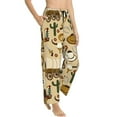 thumbnail image 2 of Xecao Wild West Cowboy Women's Straight Lounge Pajama Pants: The Epitome of Relaxed Sleepwear, 2 of 9