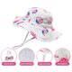 thumbnail image 1 of Sombrero de pescador de verano para niños pequeños Honeeladyy, con estampado de fresas, protector solar y cuerda., 1 of 8