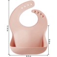 thumbnail image 2 of Silicone Bibs for Babies Toddlers Girls| Adjustable Waterproof BPA Free Soft Durable Silicone Baby Bibs for eating with Large Pocket Food Catcher, 2 of 5