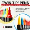thumbnail image 4 of KINGART PRO Dual Tip Brush/ Fine Markers Set – 48 Vibrant Art Markers for Drawing and Adult Coloring, 4 of 8