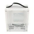 thumbnail image 1 of PC Case, Micro ITX Tower with Ventilated Airflow Design, Transparent Acrylic Side Panel, Compact Desktop ITX Chassis for Motherboard,  Power Cable, 1 of 7