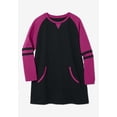 thumbnail image 6 of Woman Within Plus Size Baseball Sweatshirt, 6 of 6