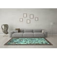 thumbnail image 3 of Ahgly Company Indoor Rectangle Animal Light Blue Traditional Area Rugs, 8' x 10', 3 of 4