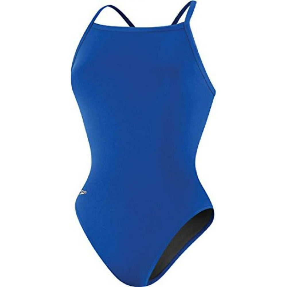 Speedo 819016 Womens Solid Endurance Flyback Training Suit, Sapphire
